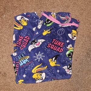 Space Jam Tune Squad Fleece Pajama Pants Plus Size
